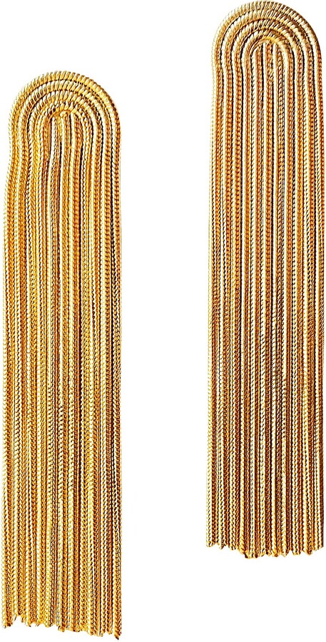 Smilla Brav Gold Statement Earrings Grace