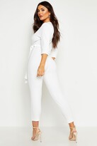 Thumbnail for your product : boohoo Wrap Jumpsuit