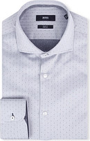 Thumbnail for your product : HUGO BOSS Jery polka-dot single-cuff cotton shirt - for Men