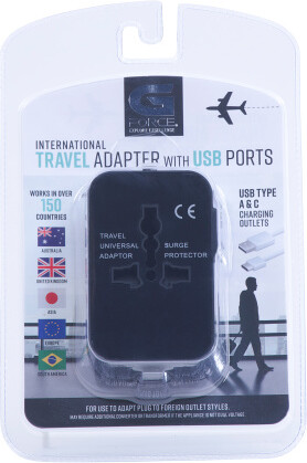 TJMAXX All In One International Travel Adaptor With Usb Type A And C