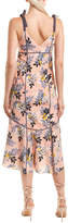 Thumbnail for your product : Cinq à Sept Ainsley Silk Midi Dress