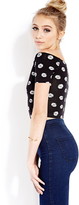 Thumbnail for your product : Forever 21 Throwback Blooms Crop Top