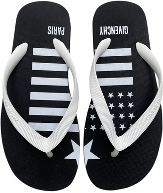 Givenchy Black Rubber Sandals