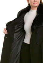 Thumbnail for your product : French Connection Long Wool-Blend Wrap Coat