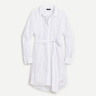 J.Crew Relaxed-fit cotton voile beach shirtdress