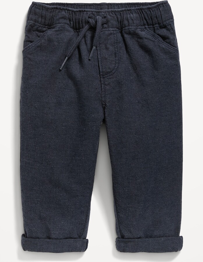Old Navy Slim Taper Built-In Flex Pull-On Uniform Pants for Boys - ShopStyle