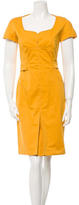 Thumbnail for your product : Alberta Ferretti Short Sleeve Knee-Length Dress