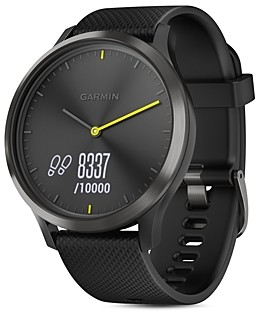 Garmin vivomove Hr Sport Hybrid Black Smartwatch, 43mm