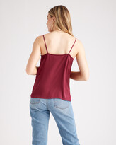 Thumbnail for your product : Quince Washable Stretch Silk V-Neck Cami