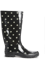 Thumbnail for your product : Cath Kidston Spot Charcoal Rainboots