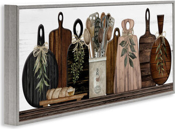 Ophelia & Co. Wooden Kitchen Items Framed Giclee Art by Cindy Jacobs