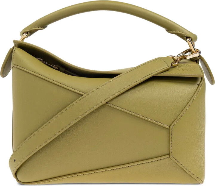 Loewe small Puzzle leather tote bag