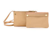 Thumbnail for your product : Il Bisonte Cowhide Leather Flap Crossbody Bag, Beige
