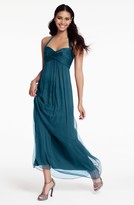 Thumbnail for your product : Amsale Women's Chiffon Halter Gown