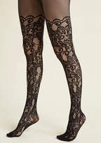 Thumbnail for your product : Leg Avenue Leg Avenue, Inc. Intricately Exquisite Tights in Black