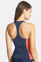 Thumbnail for your product : Tommy Hilfiger Colorblock Racerback Tankini Top