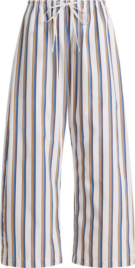 Leset Blend Cropped Drawstring Pants