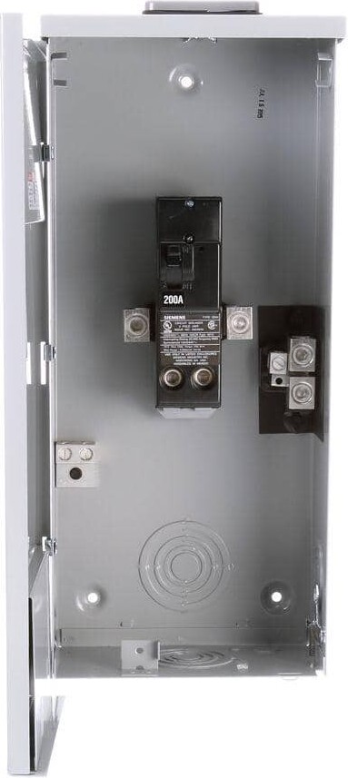Siemens 200 Amp 2-Space 2-Circuit Main Breaker Outdoor Load Center