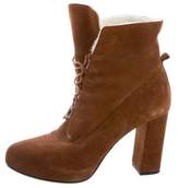 Thumbnail for your product : Diane von Furstenberg Pointed-Toe Suede Ankle Boots