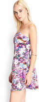 Thumbnail for your product : Forever 21 Floral Strapless Dress