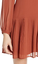 Thumbnail for your product : Ali & Jay Wink and a Shimmy Long Sleeve Pleated Chiffon Dress