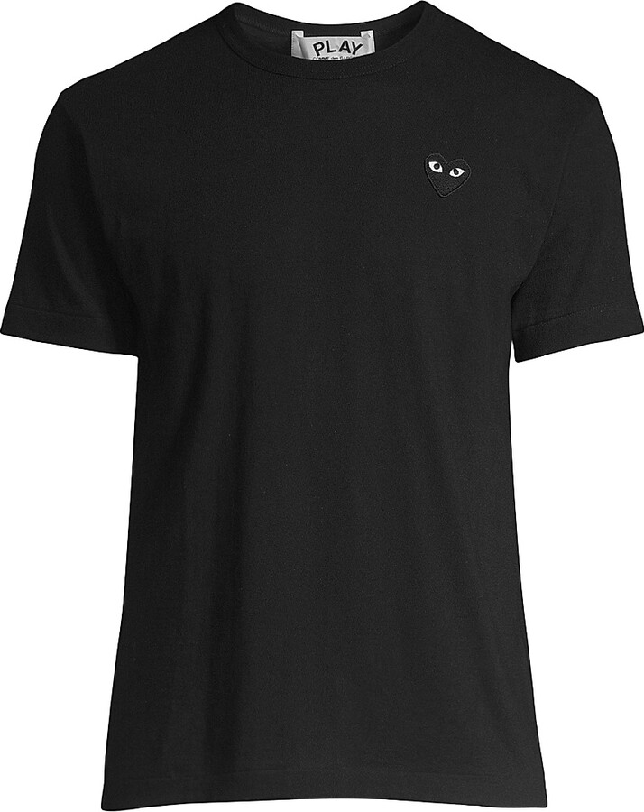 Comme des Garçons PLAY Men's Heart Tee - Black - Size XXL