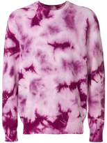 Thumbnail for your product : Stussy tie-dye ribbed jumper
