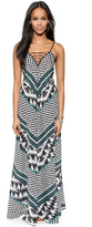 Thumbnail for your product : Twelfth St. By Cynthia Vincent Lace Up Maxi Dress