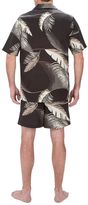 Thumbnail for your product : Big & Tall Residence Tropical Camp Shirt and Swim Trunks Set