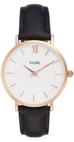 Thumbnail for your product : Cluse Women's 'Minuit' Leather Strap Watch, 33Mm
