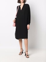 Thumbnail for your product : Forte Forte V-neck mid-length shift dress