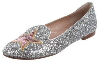 Chiara Ferragni Glitter Embellished Loafers