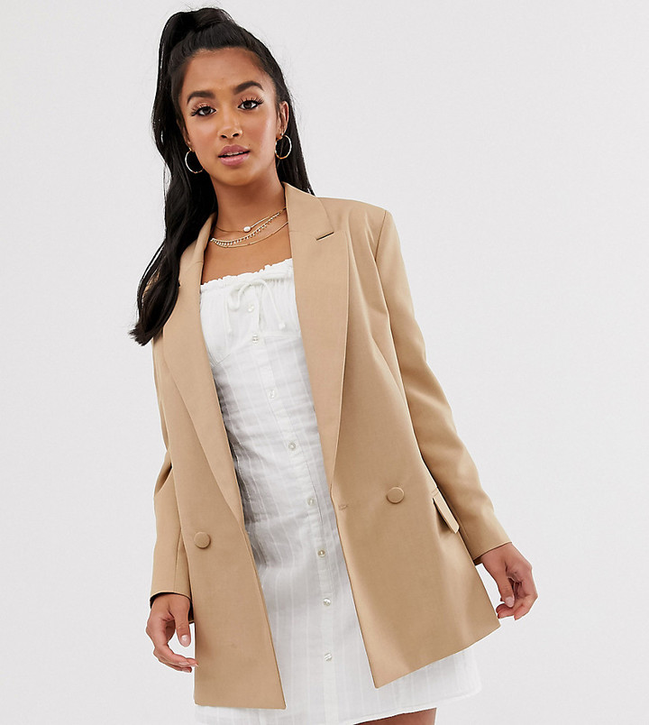 petite beige blazer