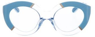 Karen Walker Poolside Flowerpatch Cat-Eye Sunglasses