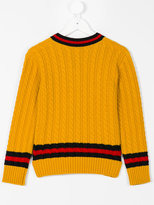 Thumbnail for your product : Gucci Kids cable knit jumper