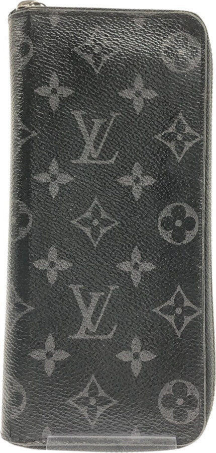Louis Vuitton Porte Carte Simple Grey Canvas Wallet (Pre-Owned)