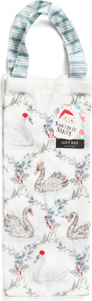 TJMAXX Swan Wine Bag