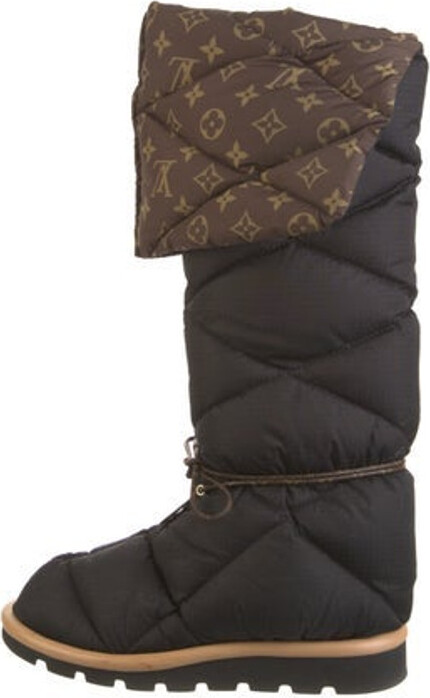 Louis Vuitton Nylon Printed Snow Boots - ShopStyle