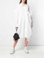 Thumbnail for your product : Y's Asymmetric Ruffled Tunic Shirt