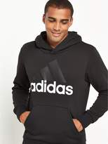 Thumbnail for your product : adidas Essentials Linear Overhead Hoodie - Black