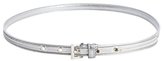 Thumbnail for your product : Prada grey leather and sequence skinny belt