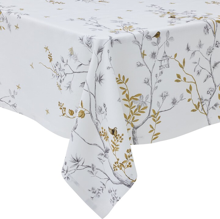 Alexandre Turpault Linen Botanical Tablecloth