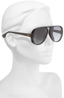 Christian Dior Lia 62mm Oversize Aviator Sunglasses