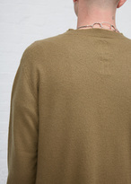 Thumbnail for your product : Rick Owens Gold Boiled Cashmere Funnel Neck