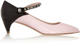 Thumbnail for your product : Miu Miu Two-tone patent-leather pumps