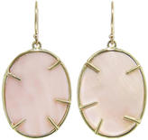 Thumbnail for your product : Annette Ferdinandsen Small Pink Mother of Pearl Lunaria Earrings - Yellow Gold