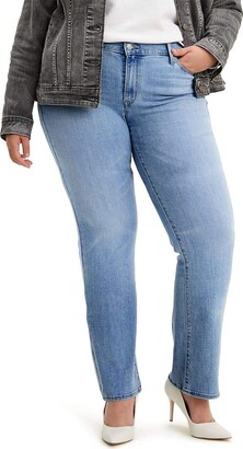 Levi's Gray Women's Straight-Leg Jeans | Shop the world's largest  collection of fashion | ShopStyle