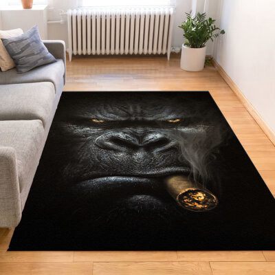 kayra export Intricate Floral Pattern Non Woven Soft Type Printed Rug Ideal for Enhancing Home and Office Interiors