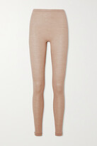 Thumbnail for your product : Hanro Wool And Silk-blend Leggings - Sand