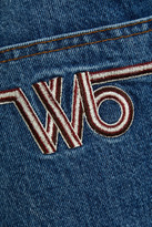 Thumbnail for your product : VVB Faded High-rise Straight-leg Jeans